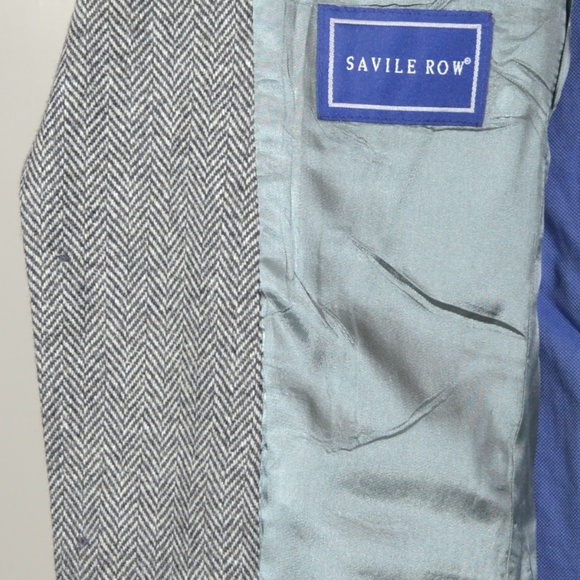Savile Row 40L Sport Coat Blazer Suit Jacket - Picture 7 of 8
